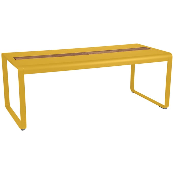 Fermob BELLEVIE tafel met opbergruimte - C6 Honing structuur
