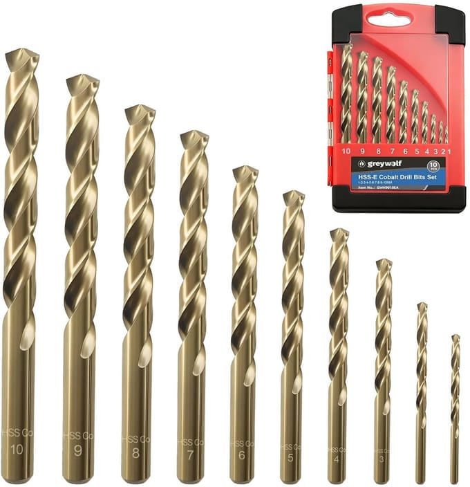 Metaalboren Set - HSS Boren - Metaal Bewerken - 135 Graden Punt - 1-10 mm
