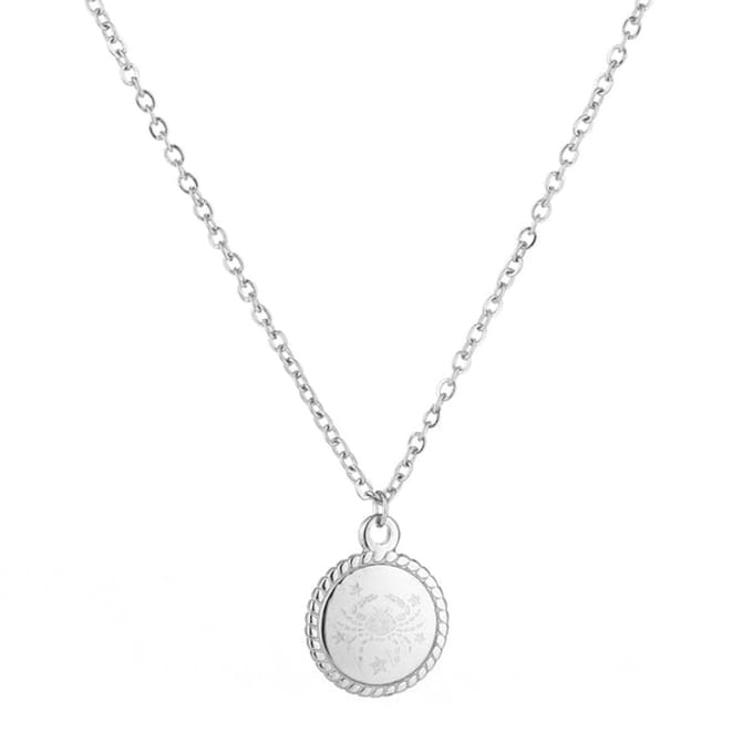 Horoscoop-Ketting-Kreeft-Zilver