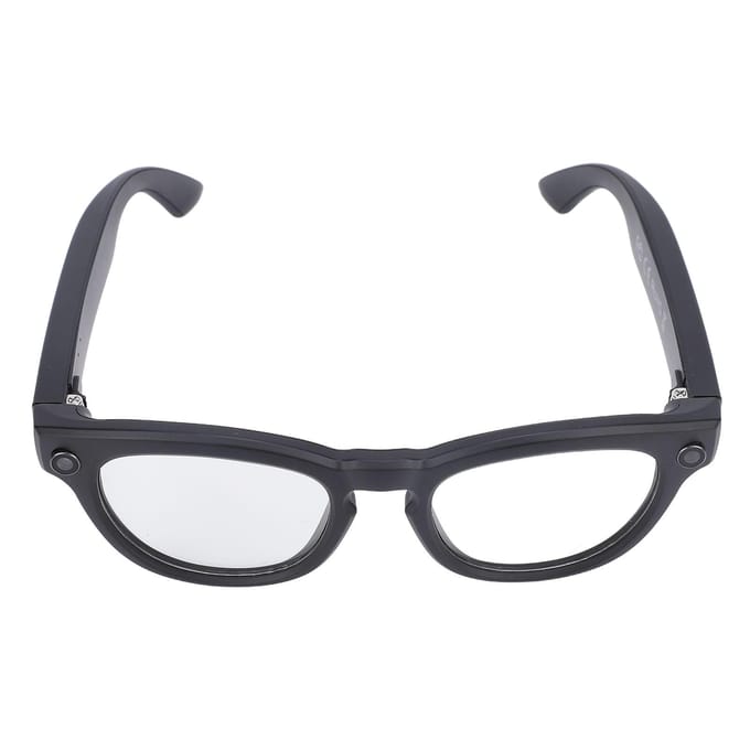 Lunettes Caméra Vidéo Intelligente IA Objectif Grand Angle Lunettes de Traduction Temps Réel avec Double Micro Intégré