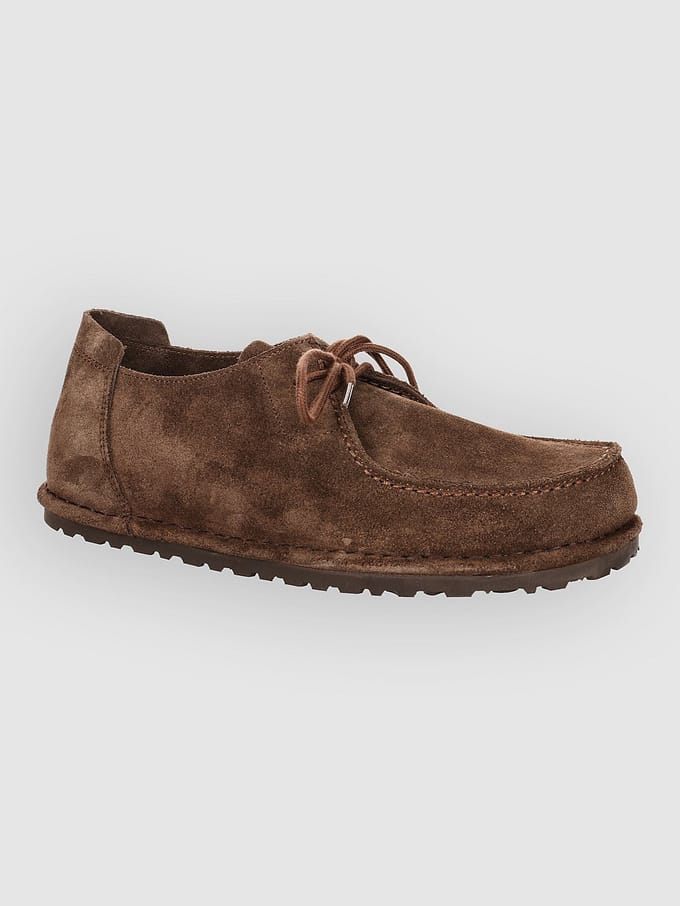 Birkenstock Utti Lace Suede Leather Sneakers bruin