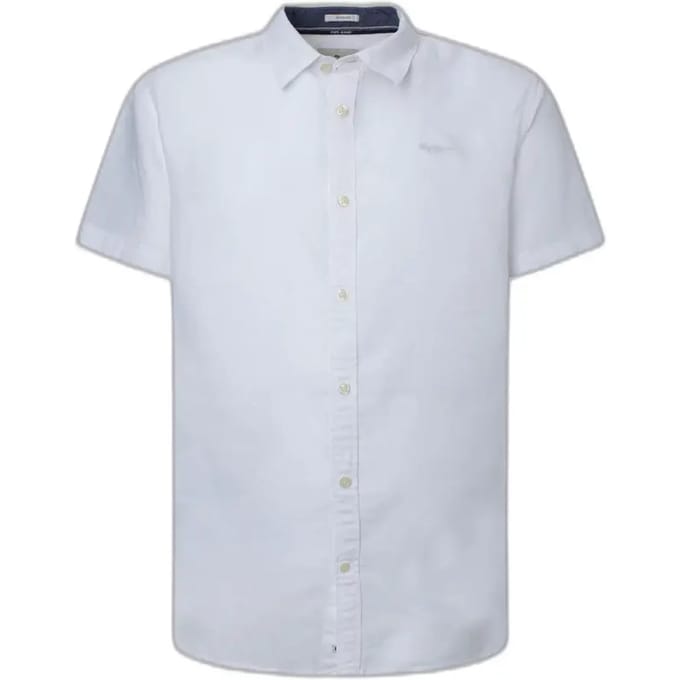 Pepe Jeans Parker Short Overhemd Met Korte Mouwen Wit L Man