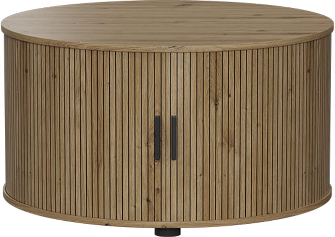 Vicco Salontafel Selva, Eiken, 80 x 80 cm met schuifdeur