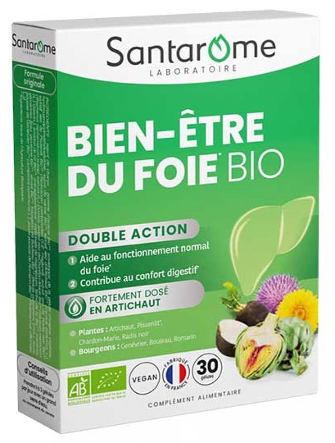 Santarome Organic Liver Wellness 30 Softgels
