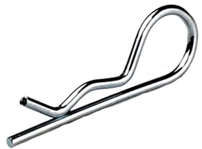 10x Borgclip / Veerpen enkel - 1,4x32mm