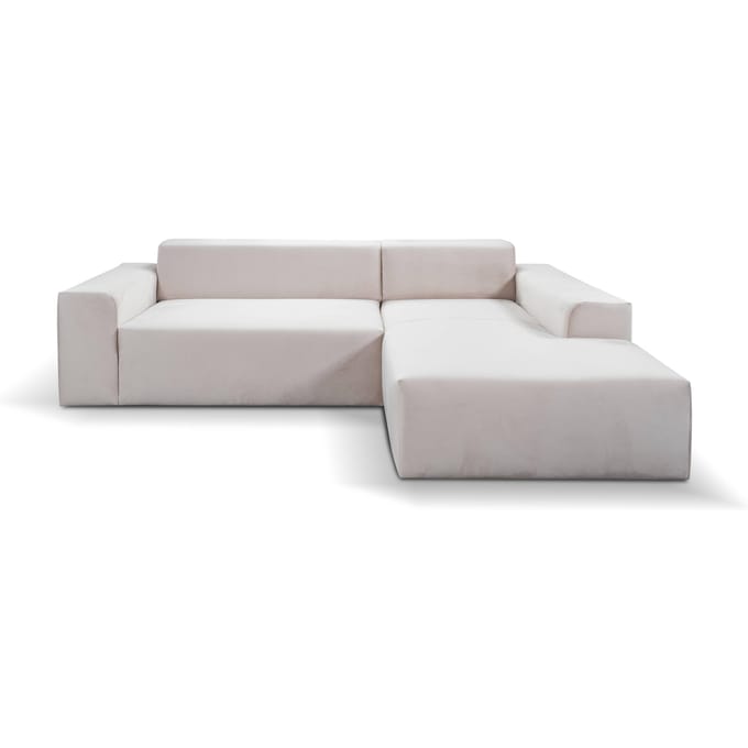 Hoekslaapbank Nina rechts velvet | NADUVI Collection