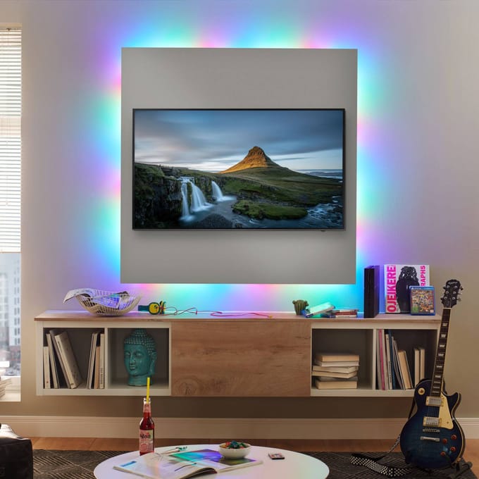 Paulmann SimPLED LED Strip 10 Meter RGB Motion - Plug & Play Set - 17W - 12V - Wit - Kunststof