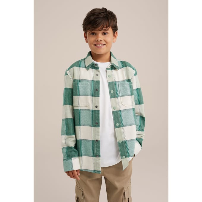 WE Fashion Overshirt Light Green Taglia: 170/176 | Camicie Outlet | kids | Verde