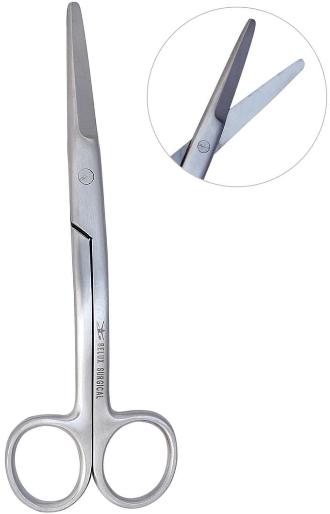 Belux Surgical Instruments / Mayo Schaar 15 cm Recht – RVS Chirurgische Schaar – Operatieschaar – CE MDR Class I