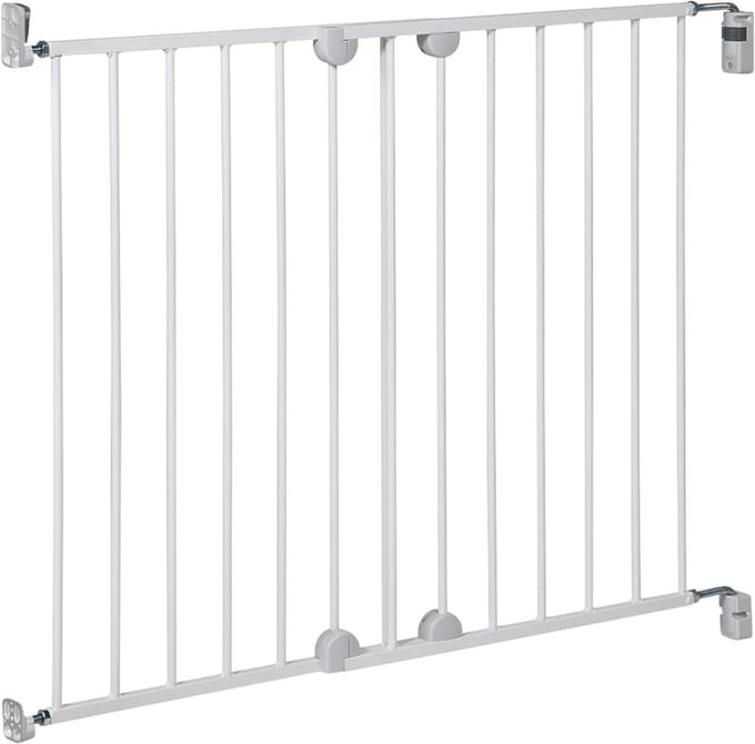 Zyrex® Traphekje - Veiligheidshekje - Klemhek - Extra Hoog - Wit - 102cm x 73cm x 3cm