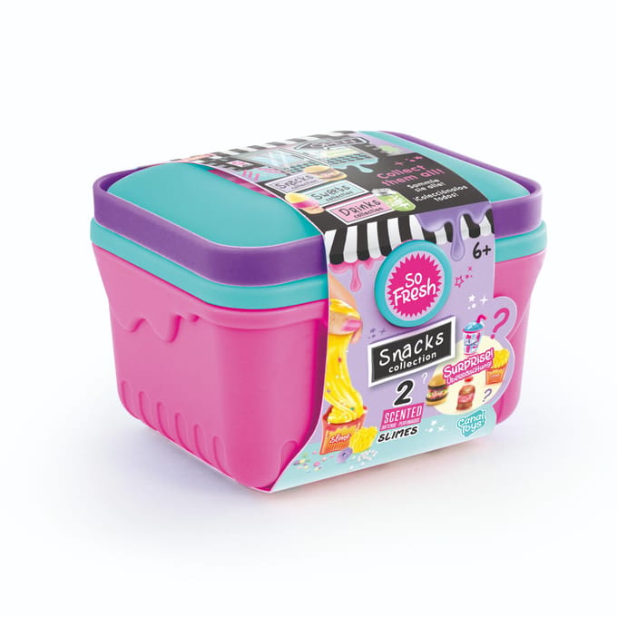 So Slime DIY winkelmandje met slijm coll - Roze Spelen met slijm