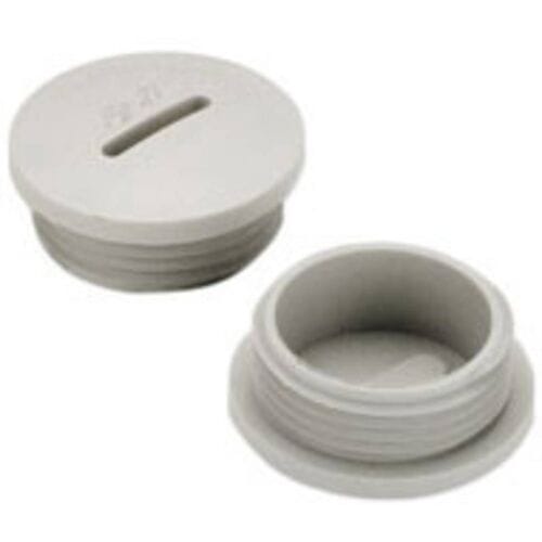 Weidmüller VP 29-K54 Afsluitdop Met stekker Polyamide 6 Grijs 25 stuk(s)