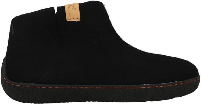Tofvel - Rabara Wolvilt Sloffen Black - Maat 38