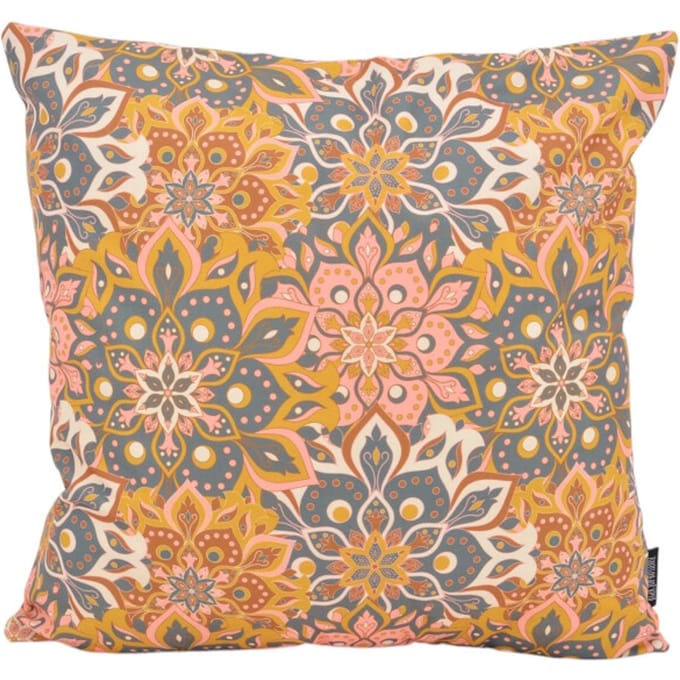 Gek op kussens! Sierkussen mandala pattern #4 | 45 x 45 cm | katoen/polyester