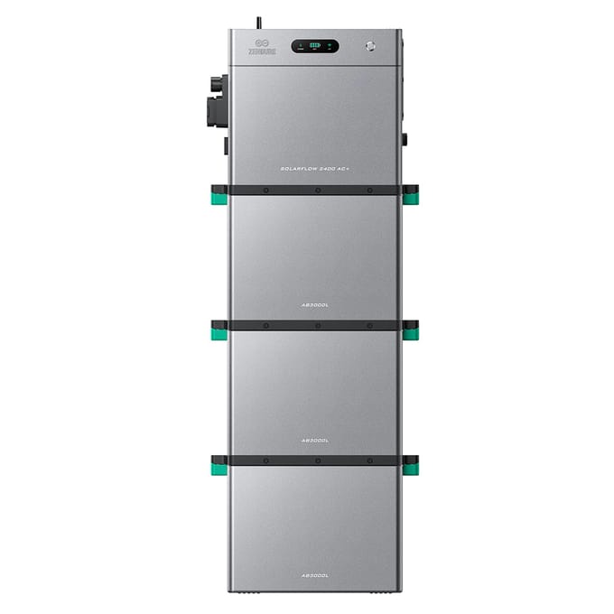 Zendure SolarFlow 2400 AC+ - SolarFlow 2400 AC+ (2.4 kWh) / 3*AB3000L (8.64 kWh)
