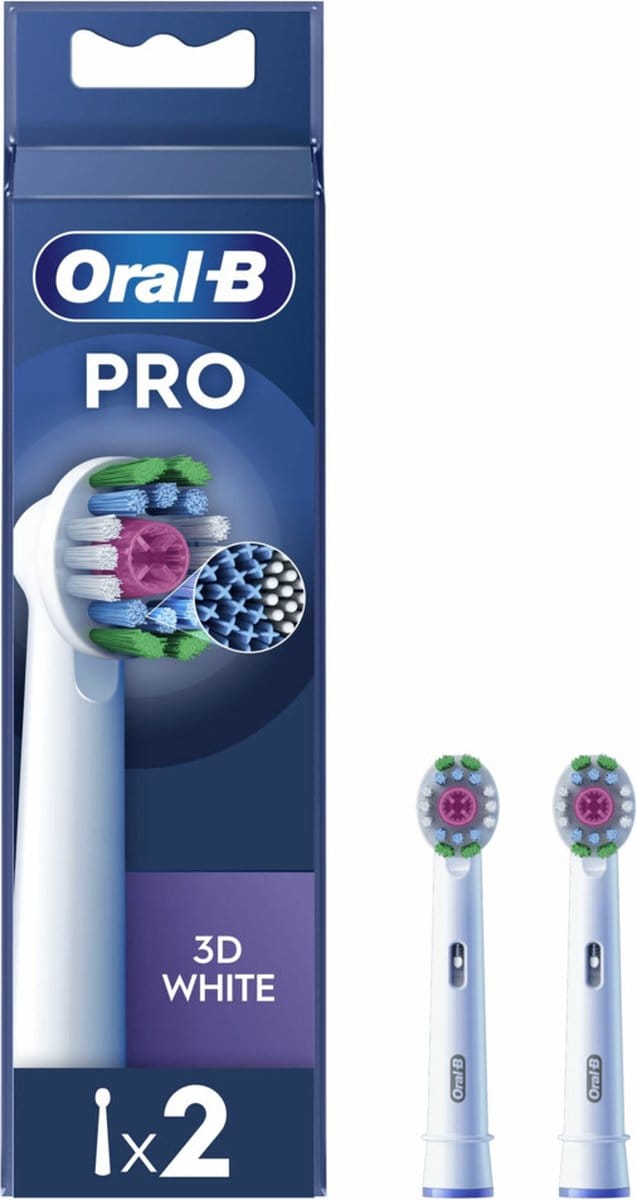 Oral-B Opzetborstels Pro 3D White - 2 stuks