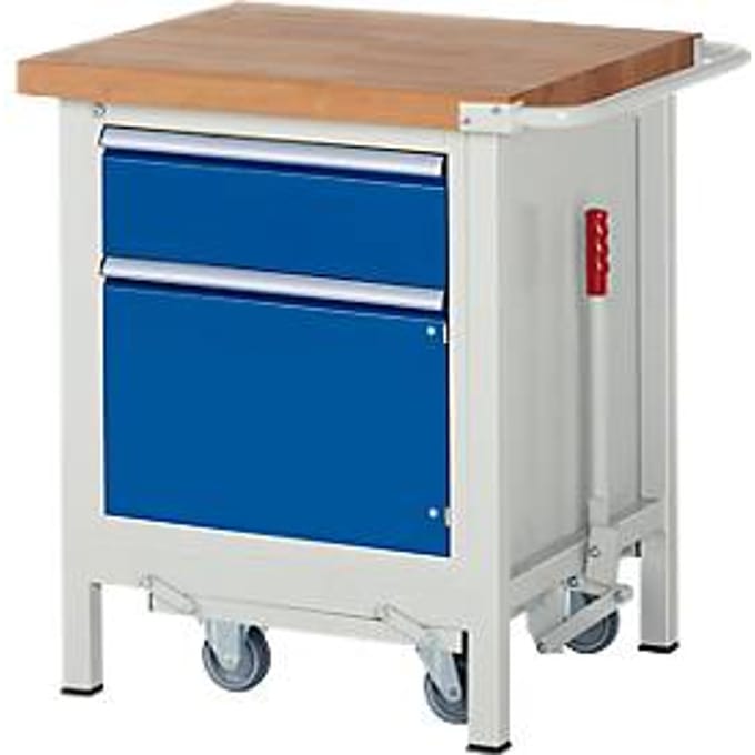 Werkbank verlaagbaar 8152, B 750 x D 700 x H 880 mm