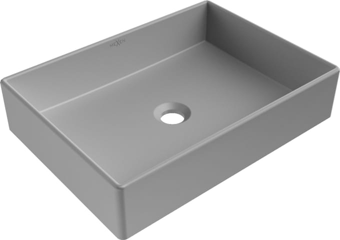 Mexen Goya opzetwastafel 51 x 37 cm, lichtgrijs mat - 22185061