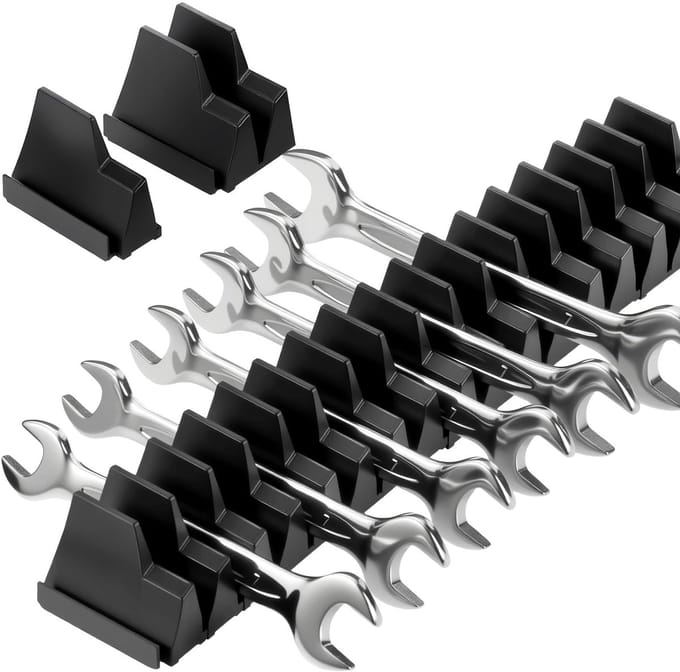 Dailygoods- Moersleutelorganizer met magneetstrip