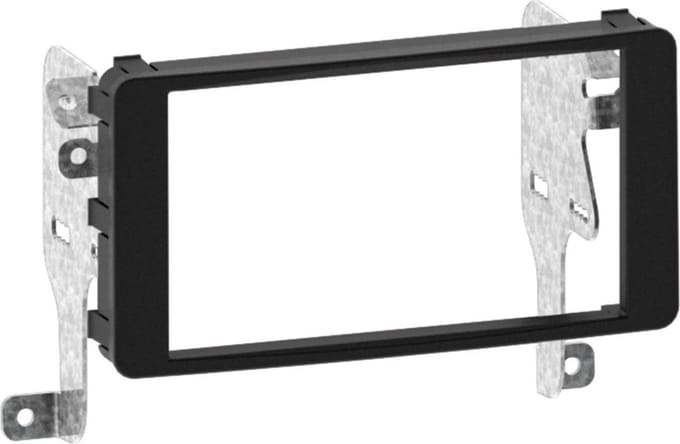 2-DIN Paneel geschikt voor Mitsubishi Lancer (CY0) 2007-2018 Kleur: Zwart