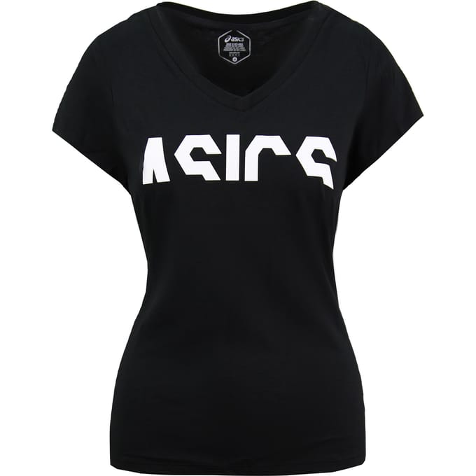 Asics Essentials GPX Dames Zwart T-shirt