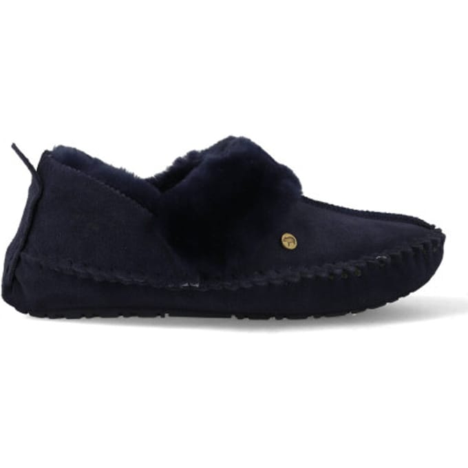 Warmbat Pantoffels Barrine BAR341045 Donker Blauw-36
