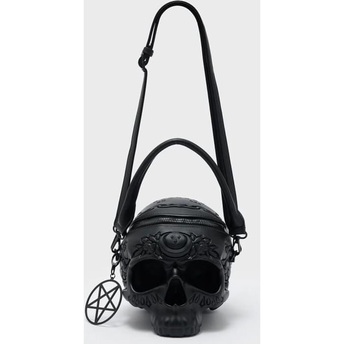 Killstar - Gothic Handtas - Contact The Dead Skull - voor Vrouwen - zwart
