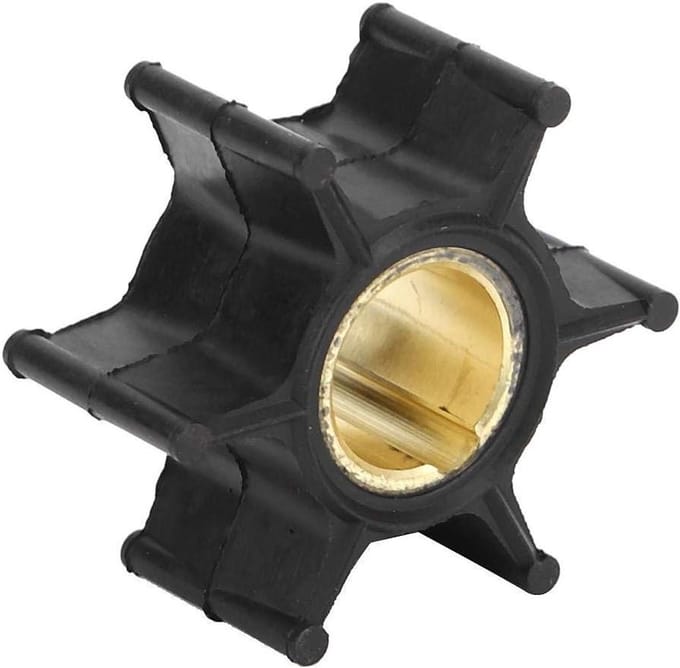 Waterpomp Waaier - Impeller Bootmotor - Motoren Onderhoud - Aluminium Constructie - 15 pk - Zwart
