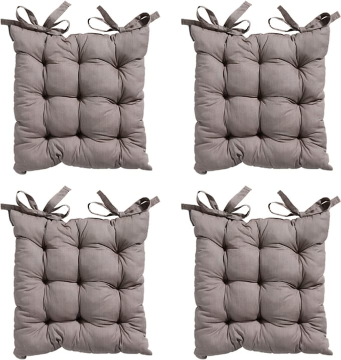 Madison - Zitkussen Toscane Basic taupe - Ca. 46x46 cm - Set van 4