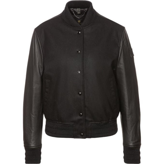 Belstaff Willow zwart lederen bomberjack