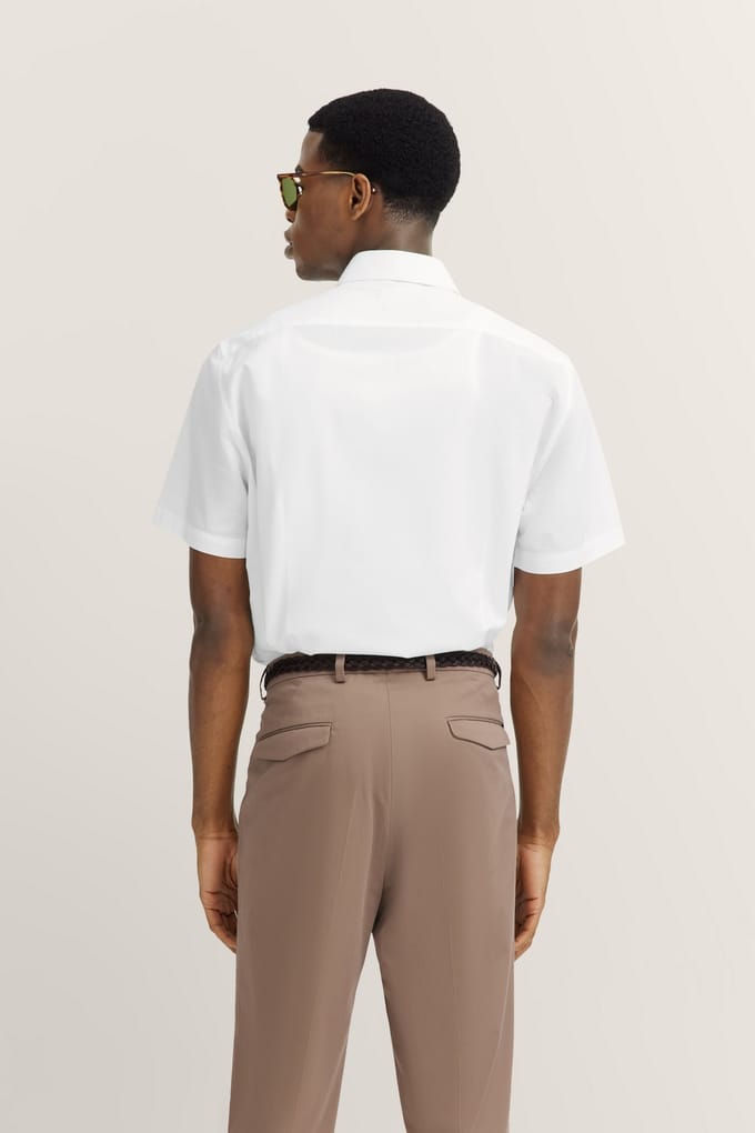 Bugatti Herren Shirt met button-down kraag