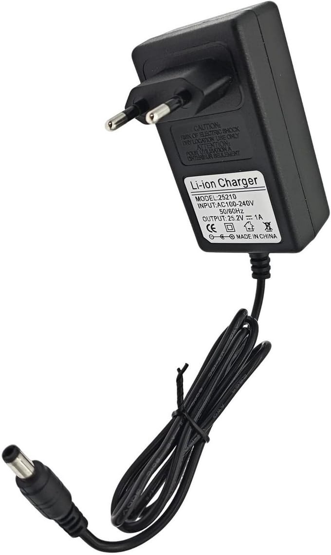25.2V 1A Lithium Batterij Lader Adapter voor Li-ion met Indicator Licht