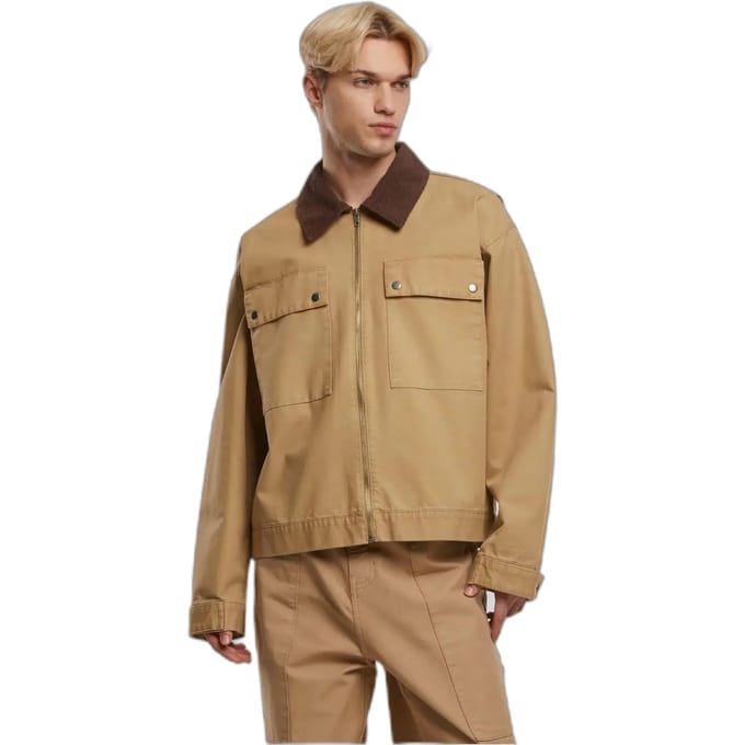 Urban Classics - Workwear Cotton Jacket - 3XL - Beige