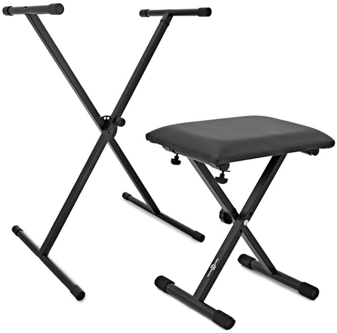 Keyboardstandaard en bankset van Gear4music