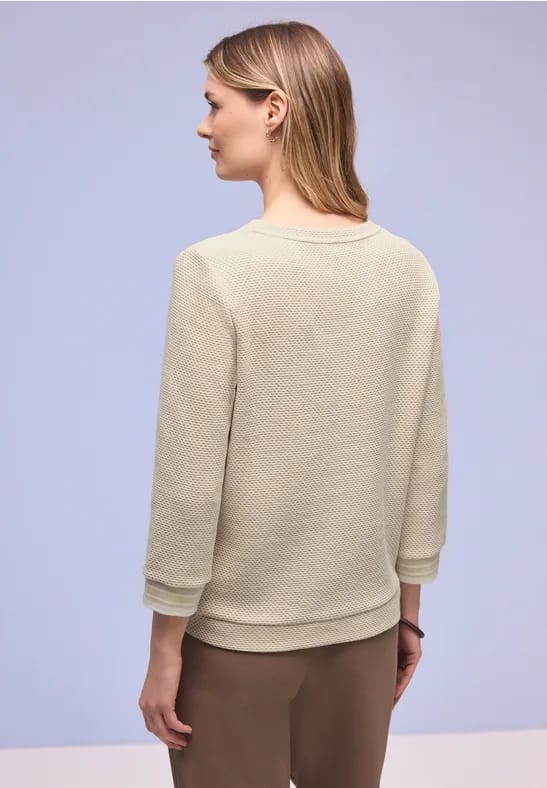 Shirt met contrasterende details