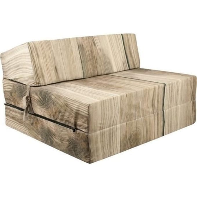 Matelas pliable - Invité - 200x90x15 cm - Bois - Doux - Anti-allergique vert