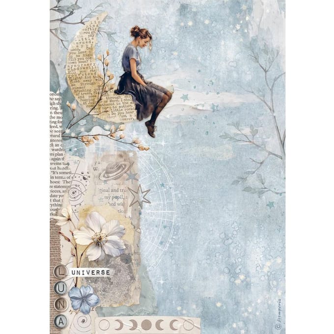 Motief strozijde "Secret Diary - Moon"
