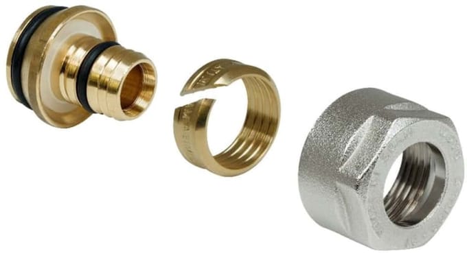 Eurokonus Koppeling 16mm, 2 stuks - Verwarmingskoppeling