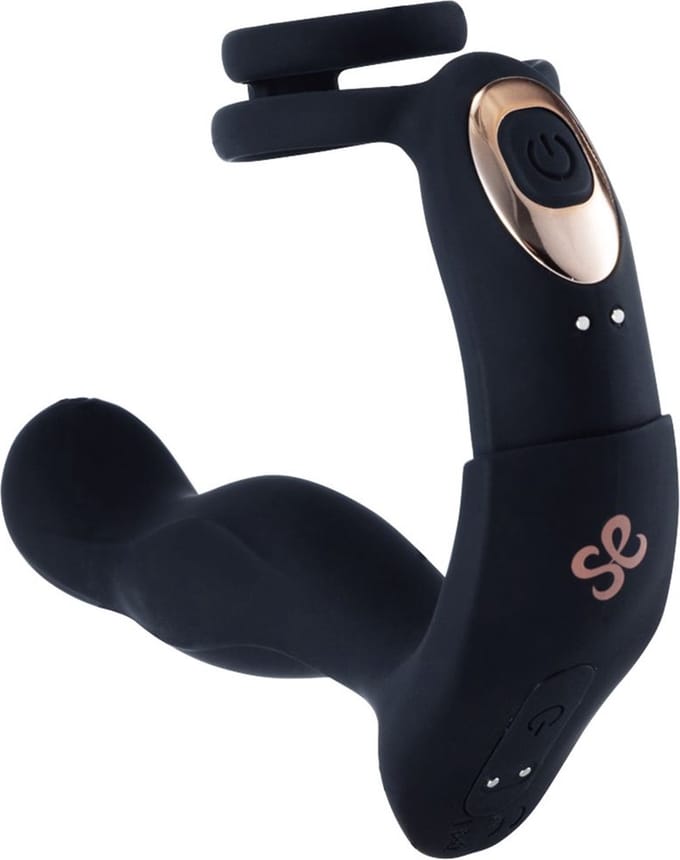 Sevanda - Black Mamba - Cockring met Prostaat Massager