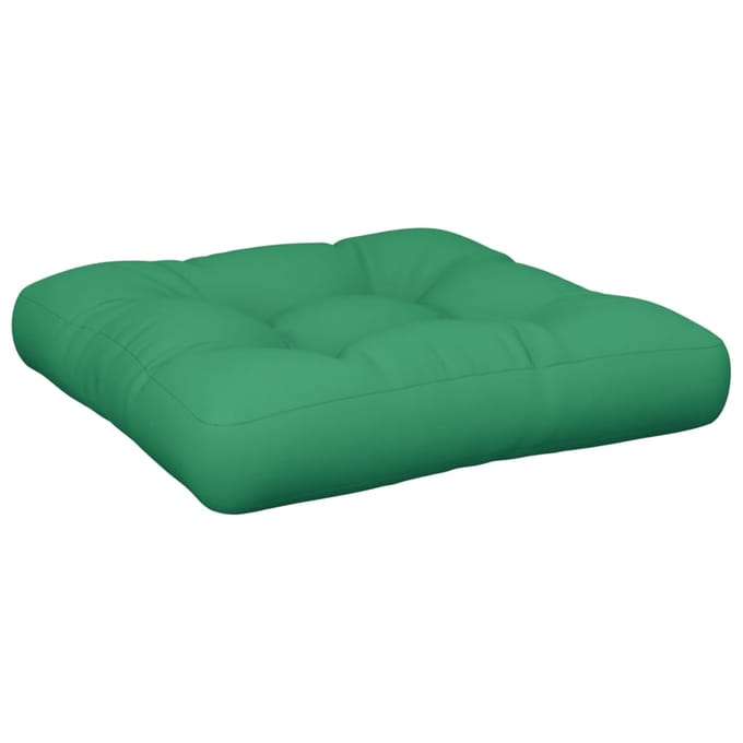 vidaXL Palletkussen stof groen