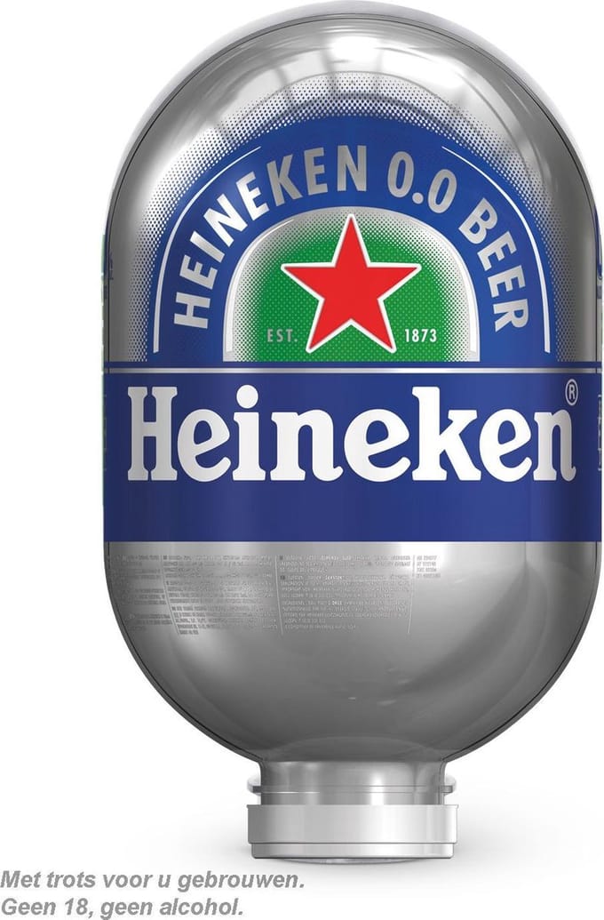 Heineken 0.0 BLADE 8L. fust