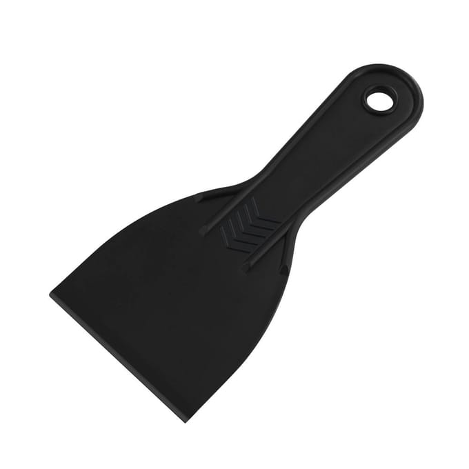 Aibecy 2 stks SLA DLP UV Hars 3D Afdrukken Model Schop Plastic Removal Tool Zwarte Spade Spatel 3 Inch black