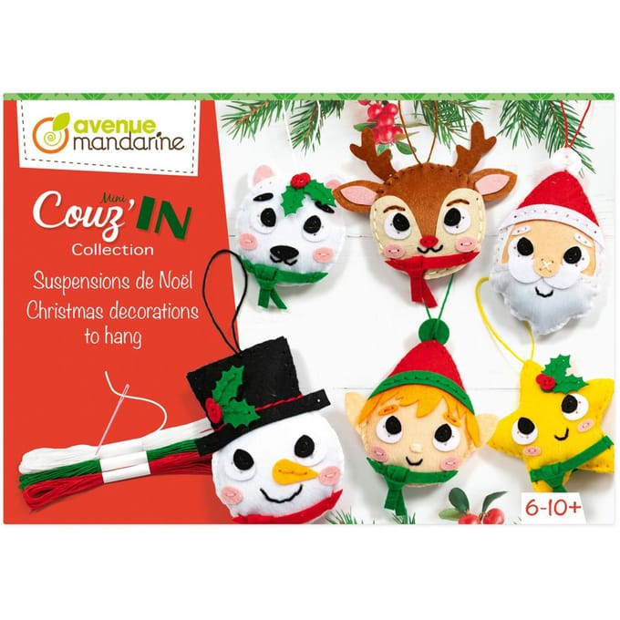 Creatieve activiteiten mini couz'in kersthangers Avenue Mandarine