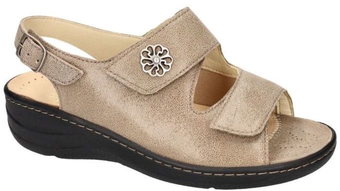 Fidelio Hallux -Dames - taupe - sandalen - maat 37