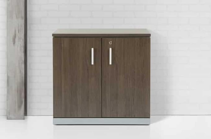Modulaire draaideurkast Chief 85x90x42cm in Wit met Wit ombouw