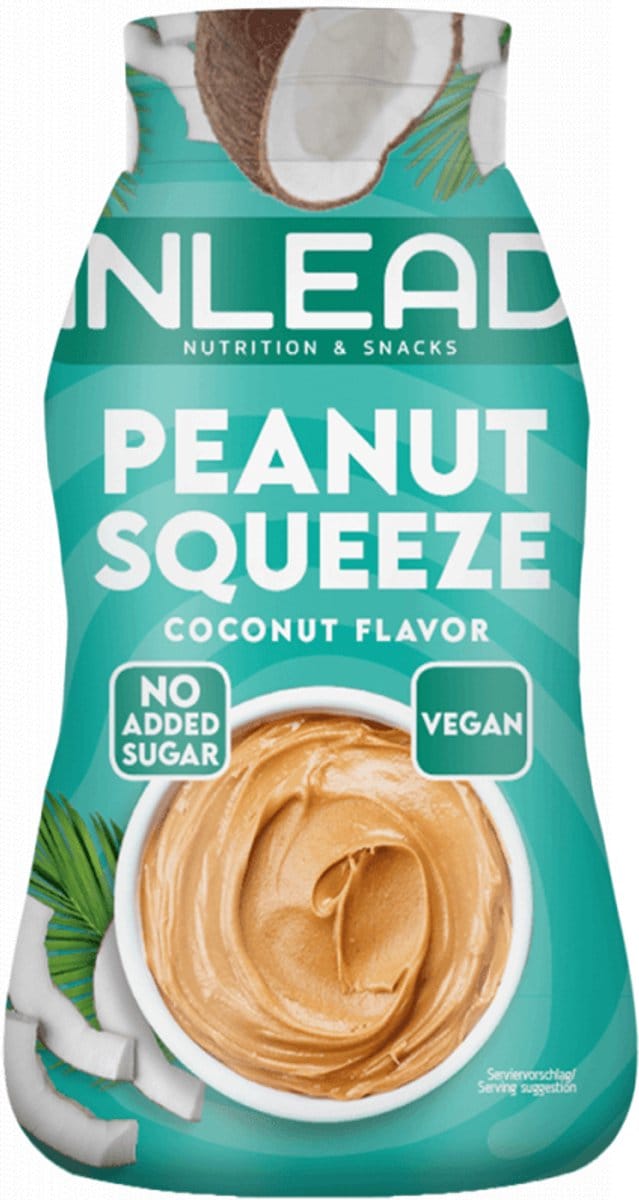 Inlead Peanut Squeeze (520g) Coconut - Functionele voeding - Notenboter