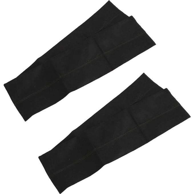 2 Stuks 5ft Watergeactiveerde Overstromingsbarrières Niet-geweven Absorberende Hars Dubbellaags Vloerpreventie black