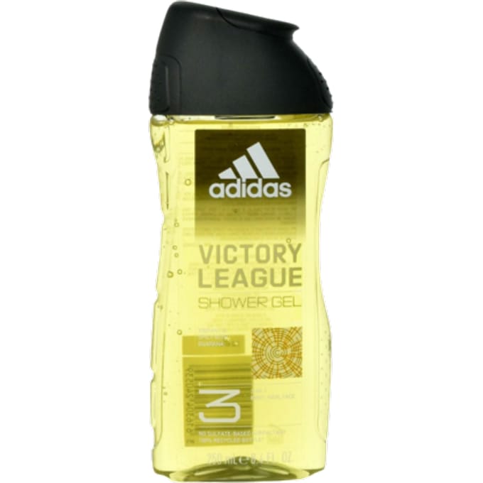 Adidas - 3-in-1 Douchegel - Victory League - Vibrant & Spicy - Gerecyclede Verpakking - 250 ml
