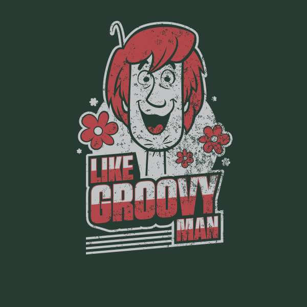 Scooby Doo Like, Groovy Man Sweatshirt - Forest Green - XXL