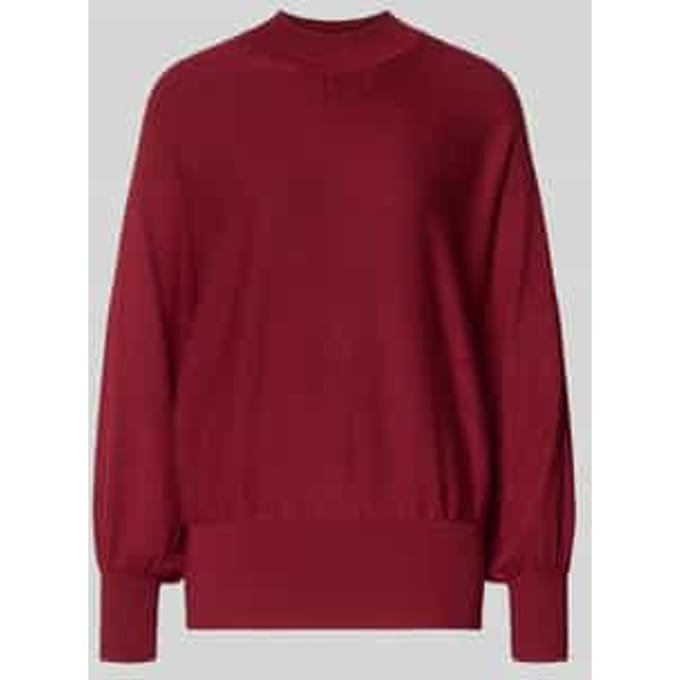 relaxed fit trui van viscosemix in brei-look